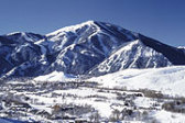 A great view of Bald Mountain, which is home to Sun Valley Resort.